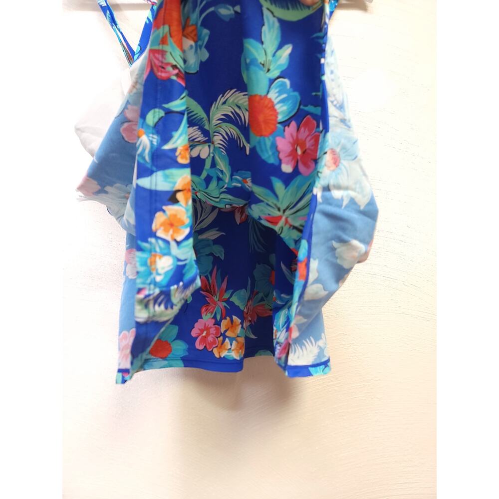 St Johns Bay Tankini Size 20 W Swim Shirt Womens Floral Summer Swimming Tank Top - Picture 8 of 10